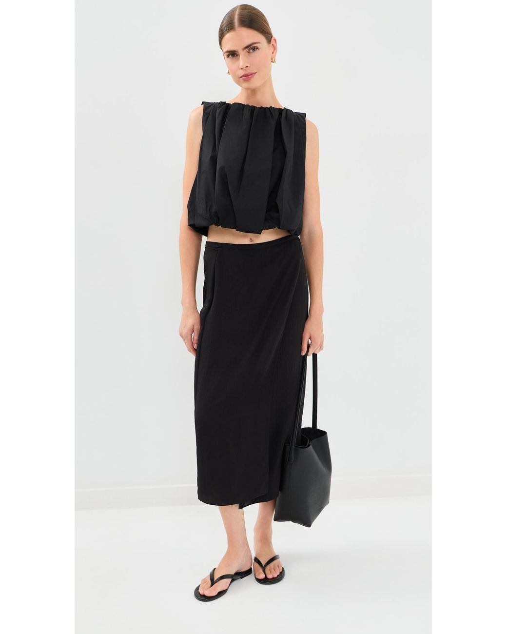 Co. Black Bubble Top
