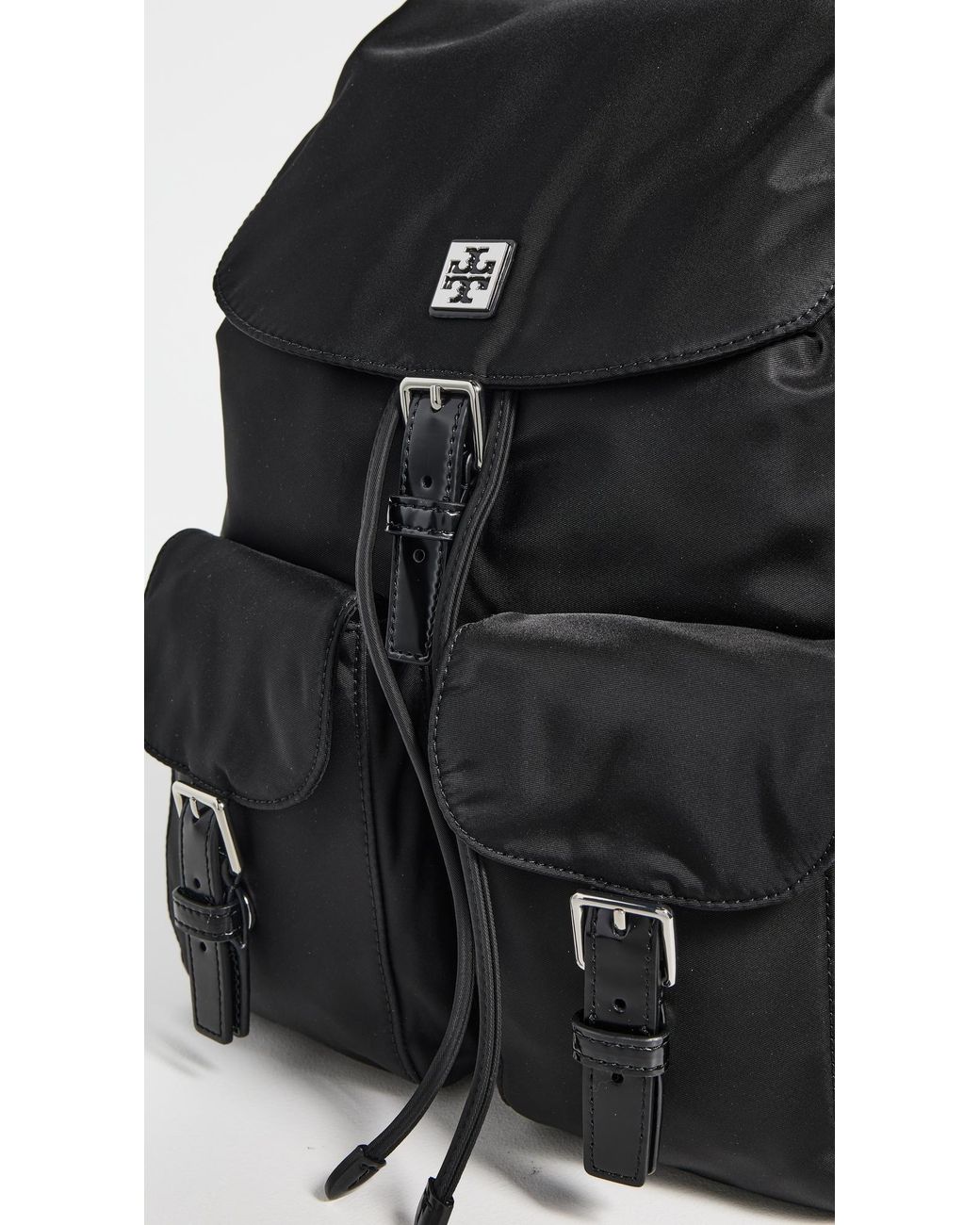Tory Burch Black Virginia Backpack