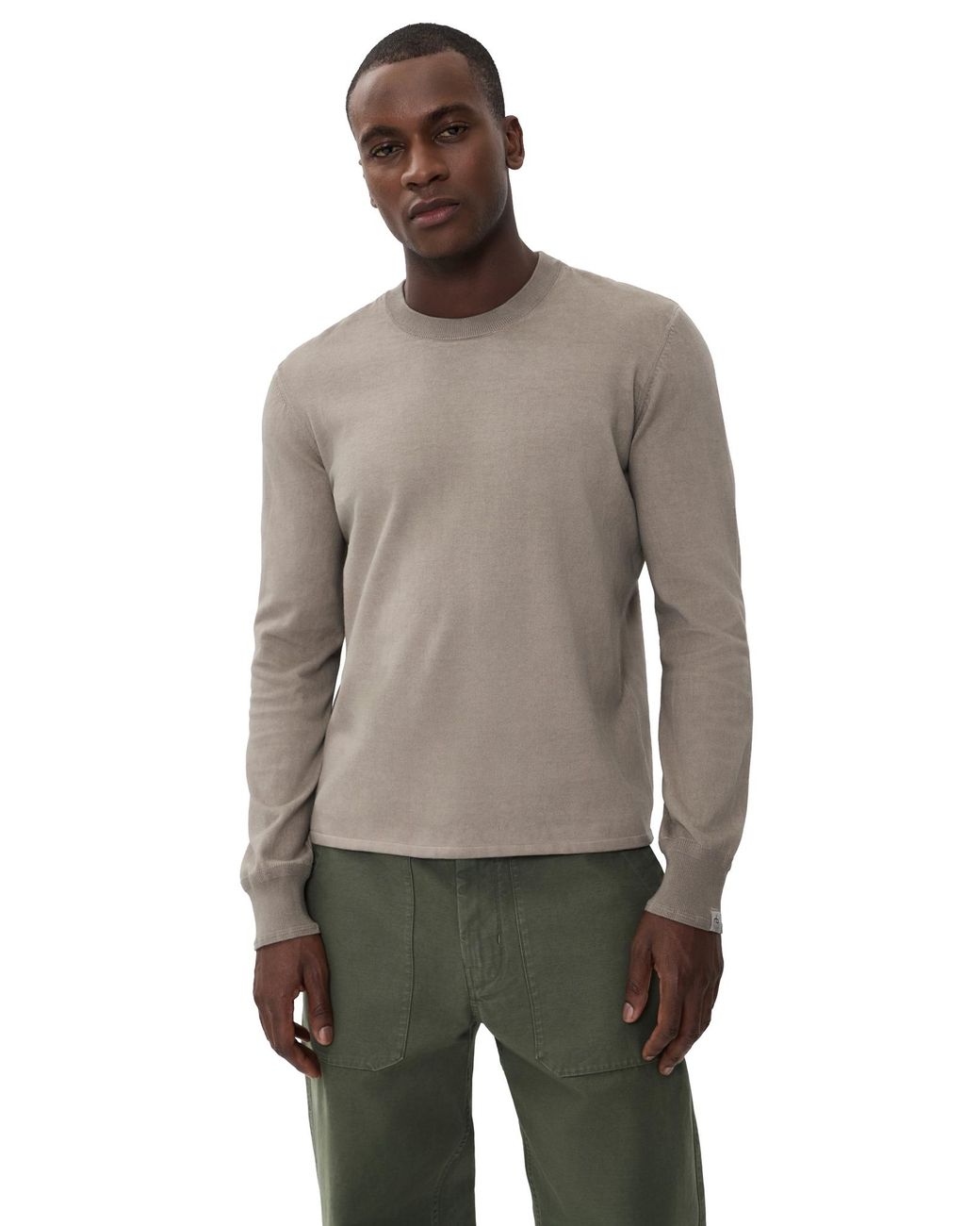 Rag & Bone Multicolor Washed Supima Crew Sweater for men