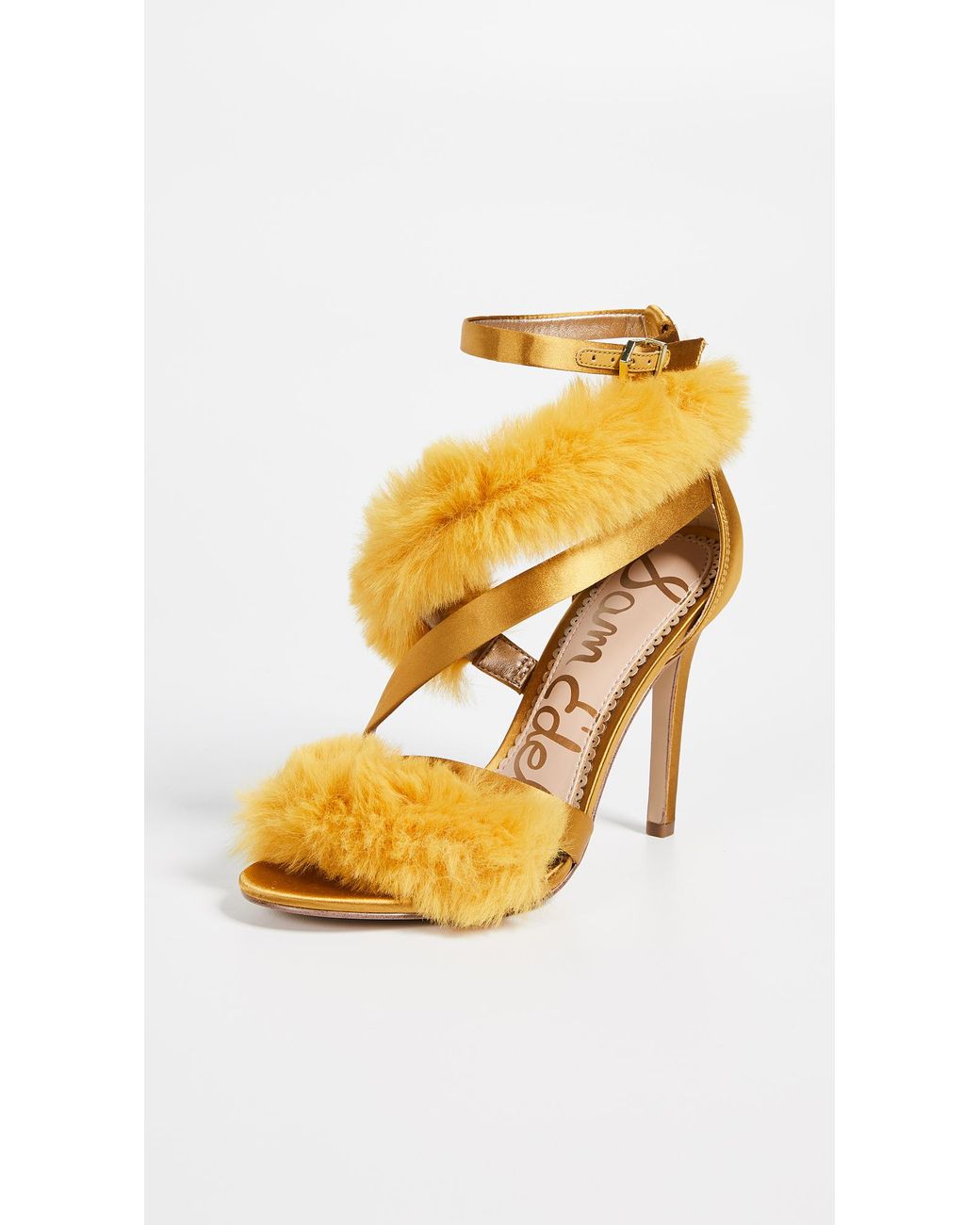 Sam Edelman Adelle Sandals in Yellow Lyst