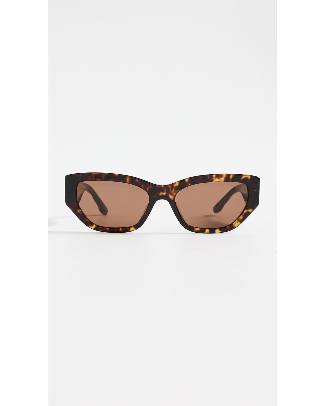 Tory Burch Black Oval Sunglasses