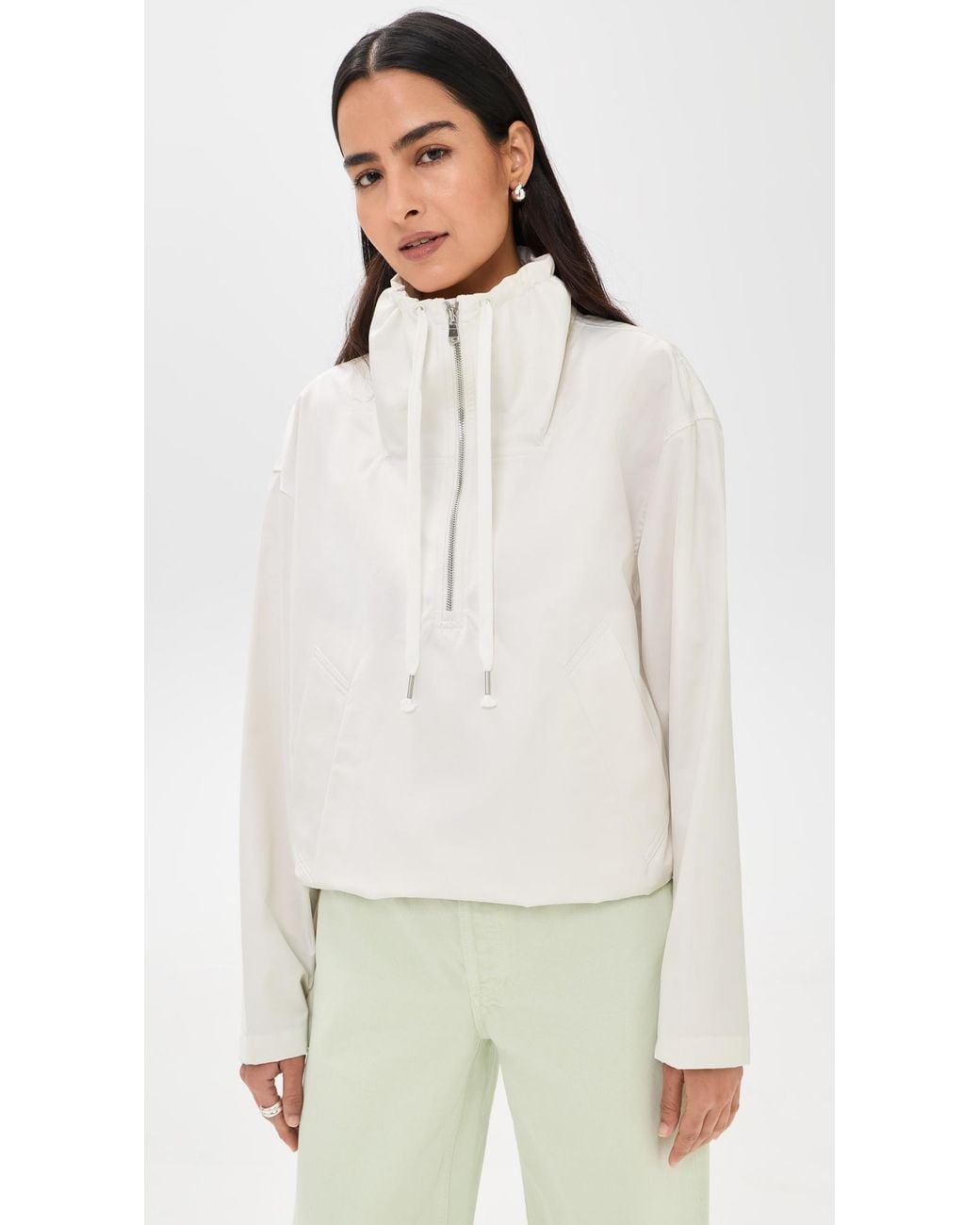 Agolde White Lydia Jacket