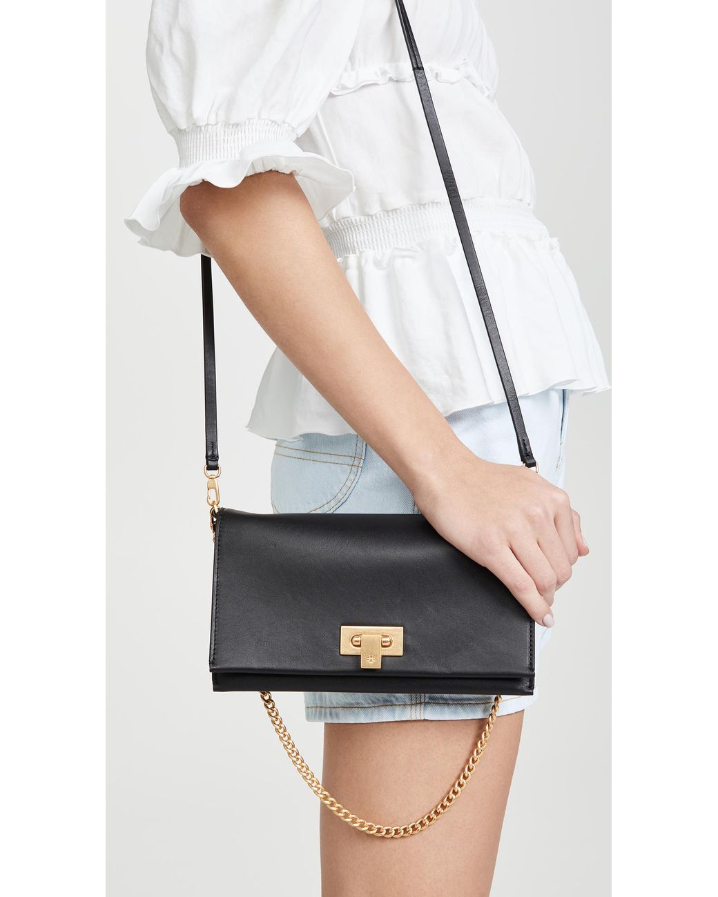 Tory Burch Carmen Mini Bag in Black Lyst
