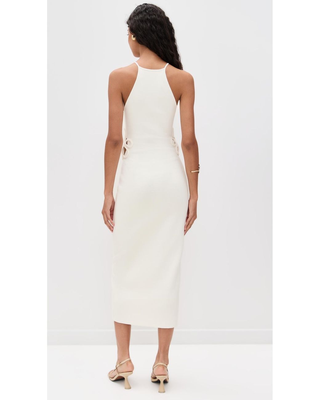 jena knit dress Cult Gaia Jena Knit Dress in Off White