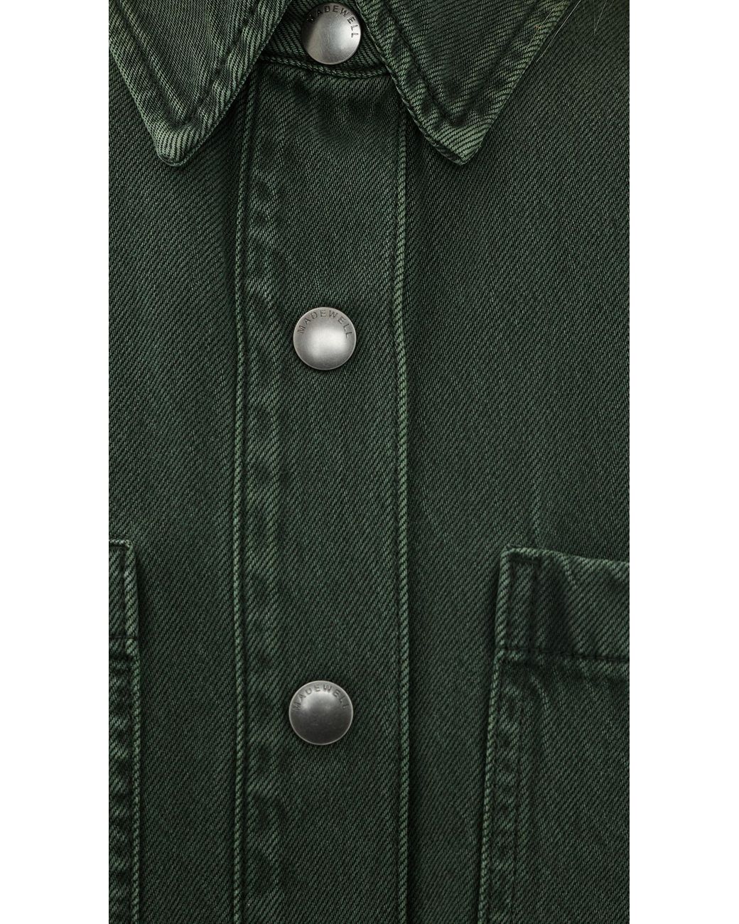 Madewell Green Boxy Shacket
