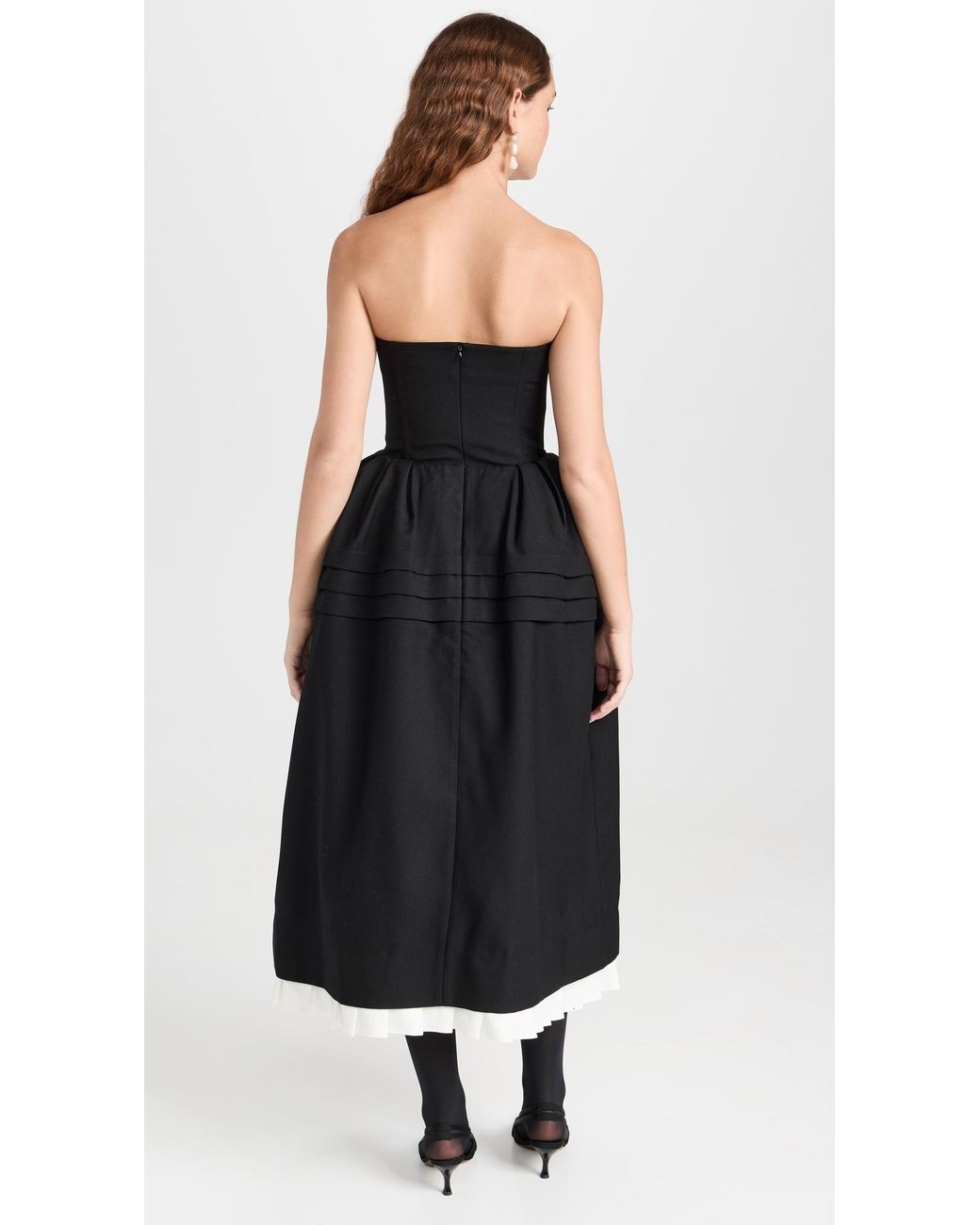 【関税込み】Shushu/Tong ブラック Flower Bud マキシワンピース SHUSHU/TONG Black Flower Bud Maxi Dress - Rent from Hauteline
