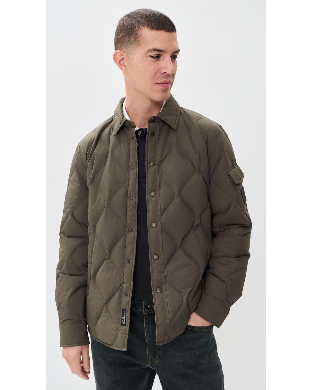Rag & Bone Brown Dane Shirt Jacket for men