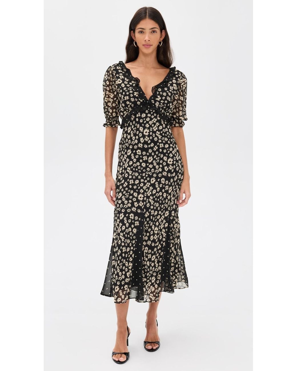 Rails Annmarie Dress in Black | Lyst
