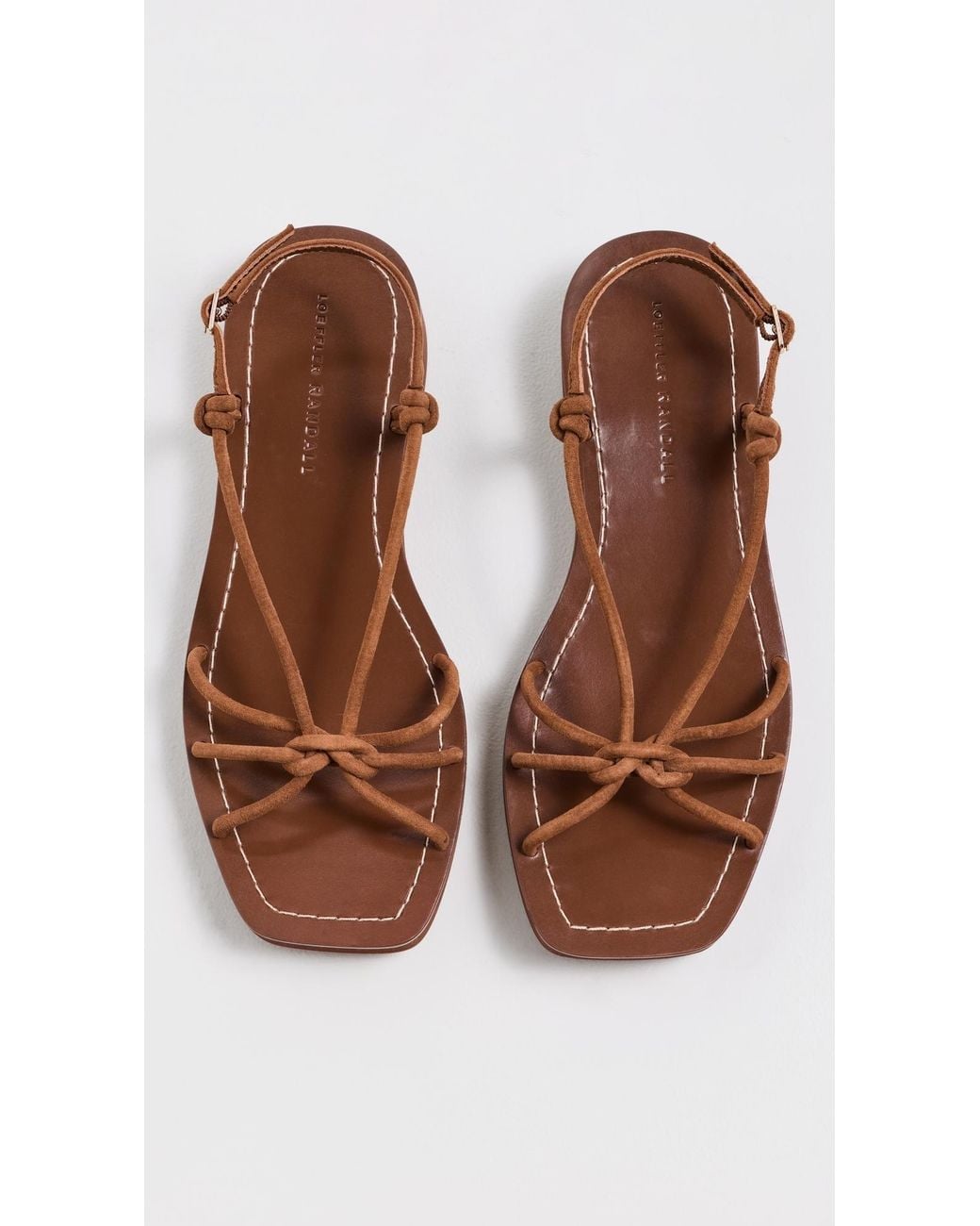 Loeffler Randall Brown Nomi Elevated Sandals