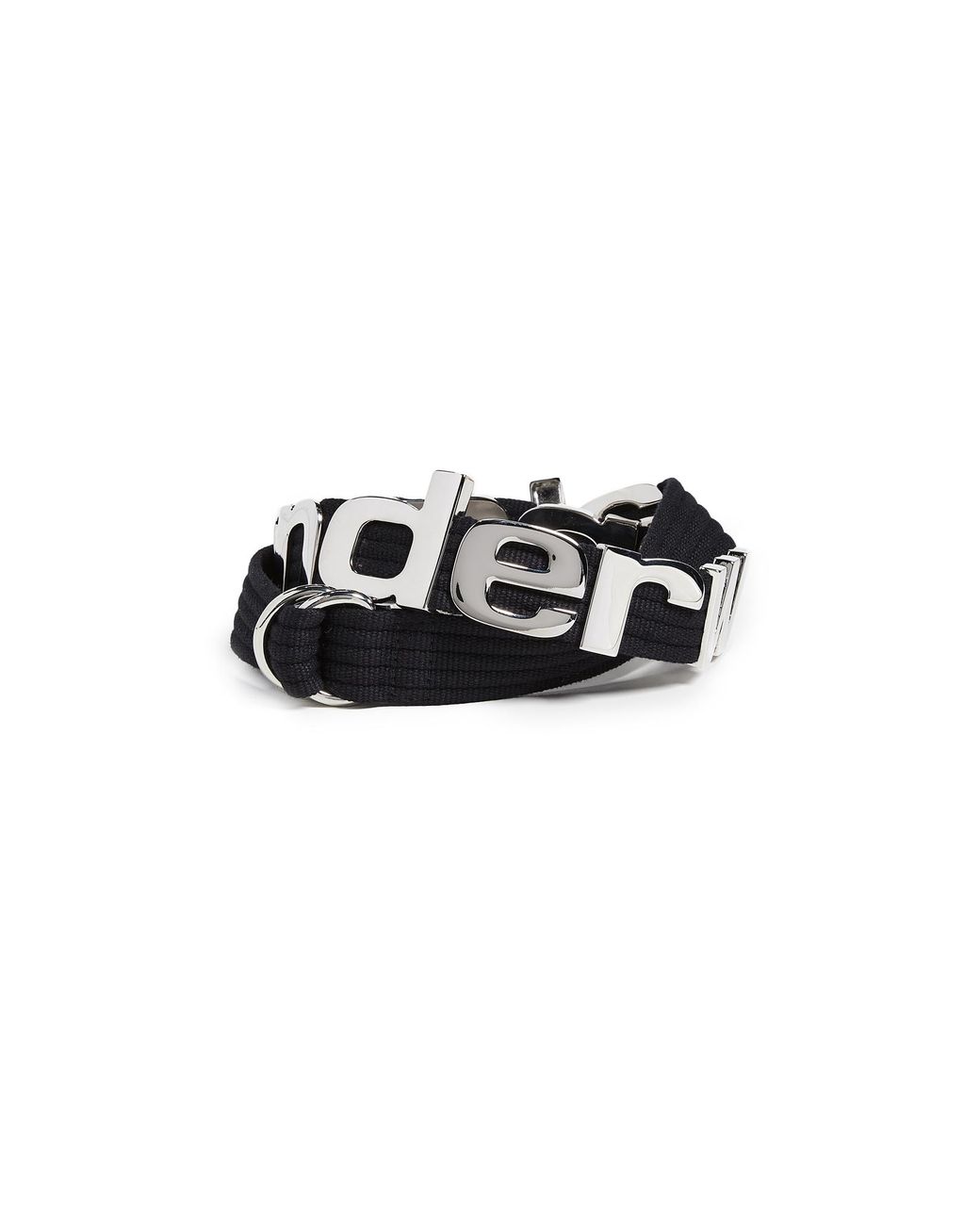 Alexander Wang Metal Letters Belt in Black | Lyst