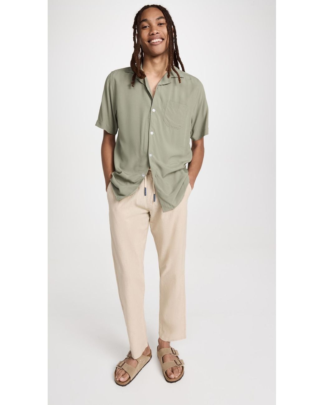 Oas Natural Linen Pants for men