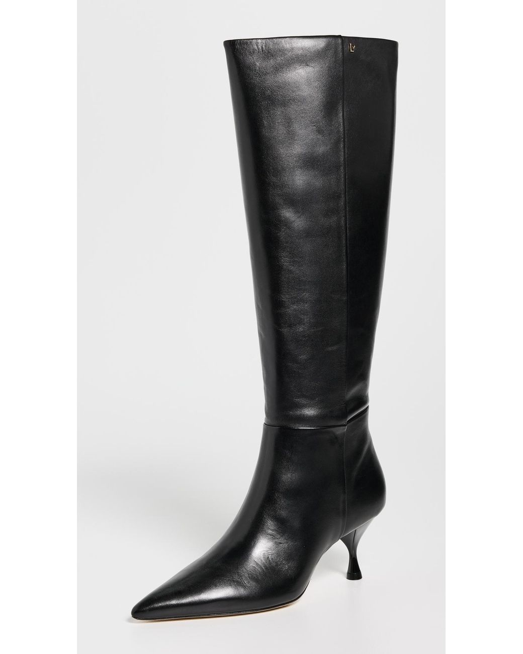 Larroude Black Georgia Boots