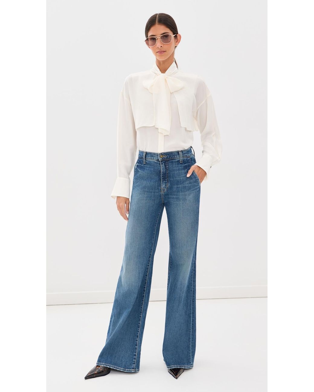 Veronica Beard White Darlis Blouse