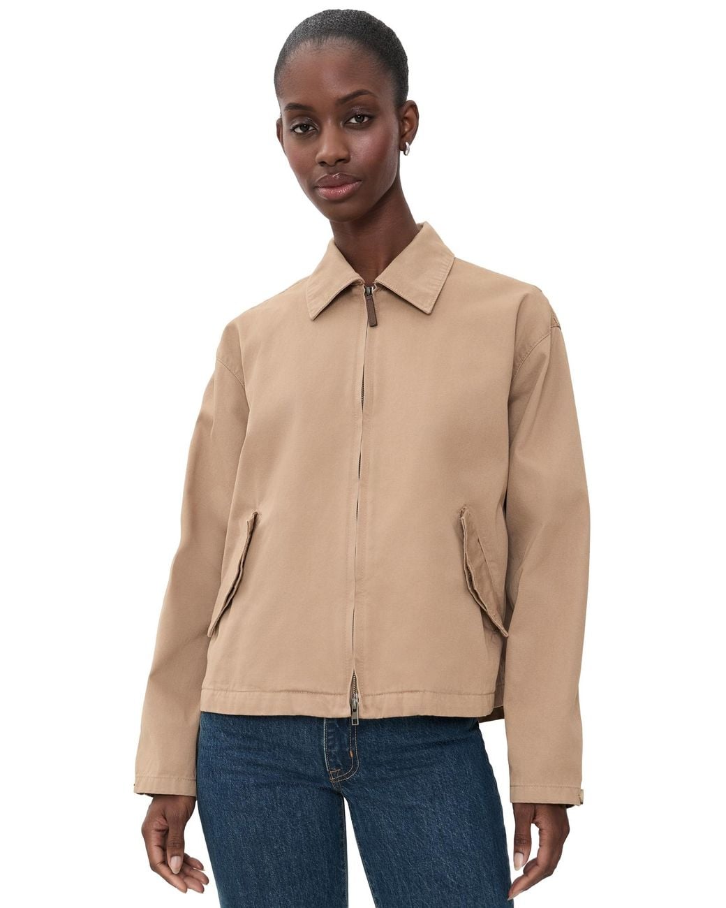 Vince Natural Washed Cotton Jacket