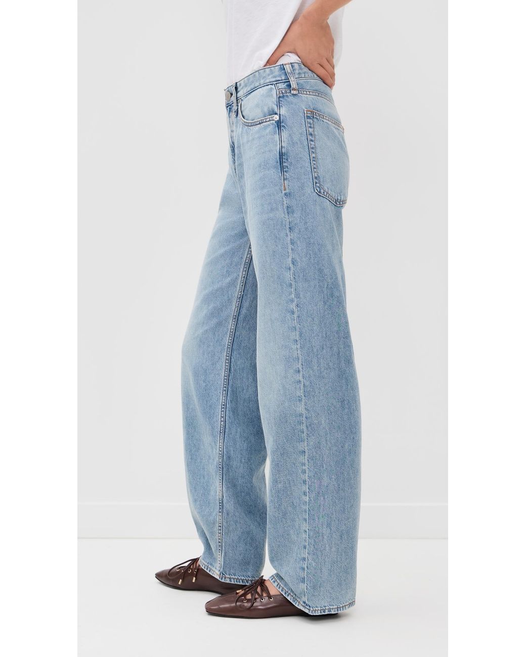 Rag & Bone Blue Featherweight Logan Jeans
