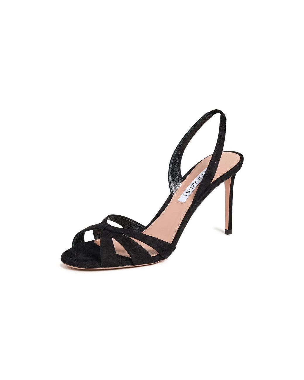 Aquazzura Tati Sandals 85Mm in Black | Lyst