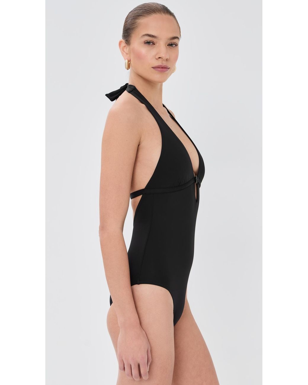 Staud Black La Jolla One Piece