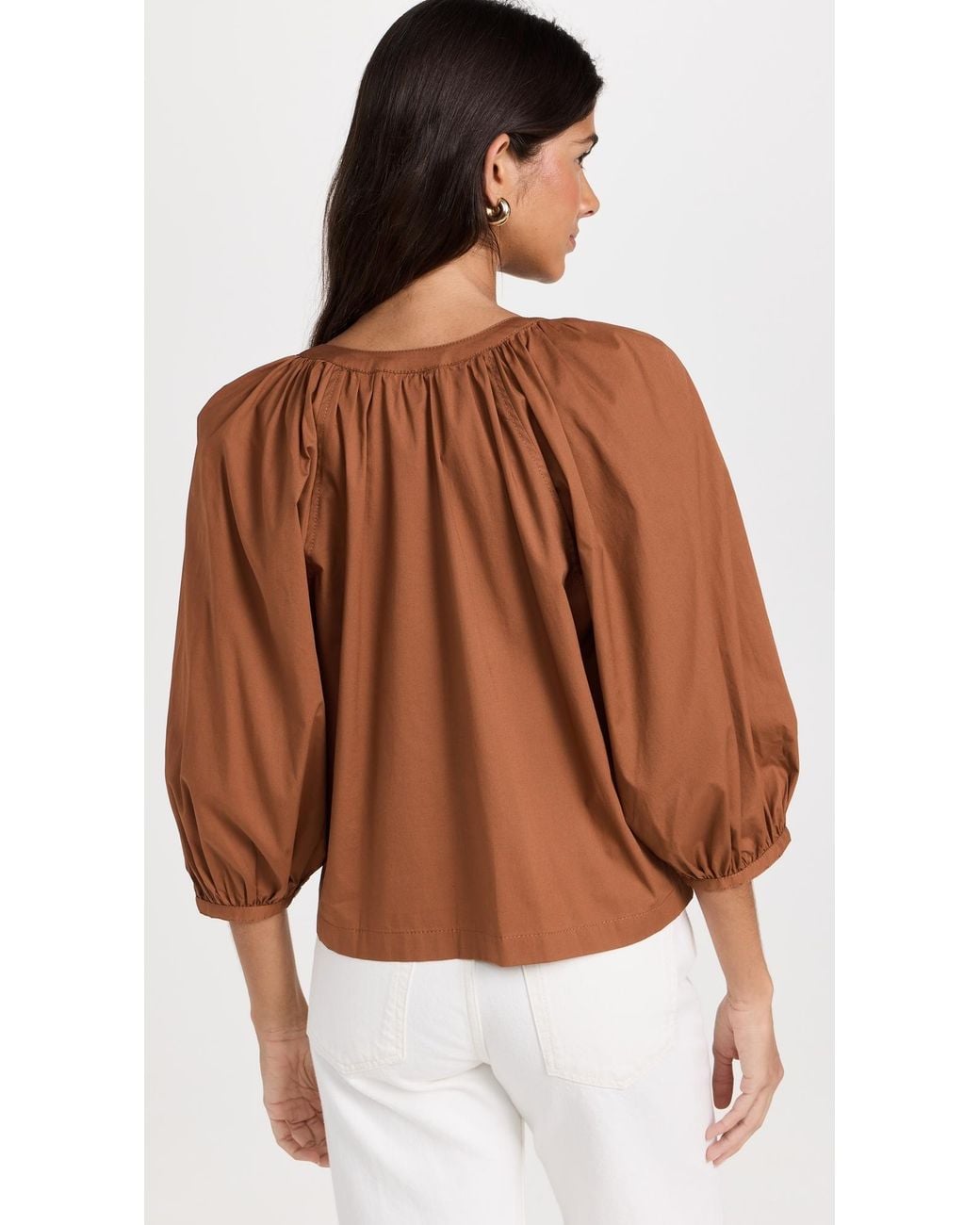 Staud Brown New Dill Top