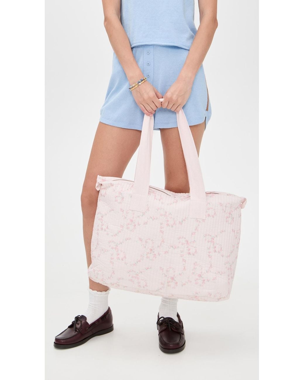 LoveShackFancy Oran Weekender Bag