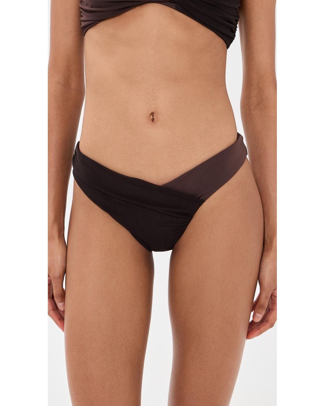 Staud Black Emsley Bikini Bottoms