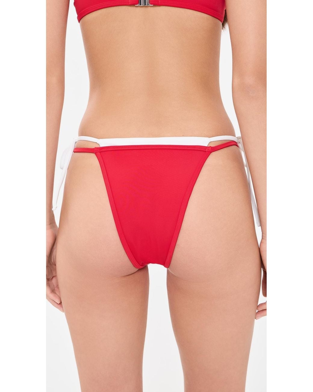 Lioness Red Rhode Bikini Bottoms