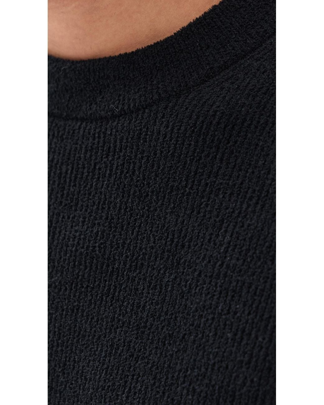 NN07 Black Danny Lightweight Sweater for men