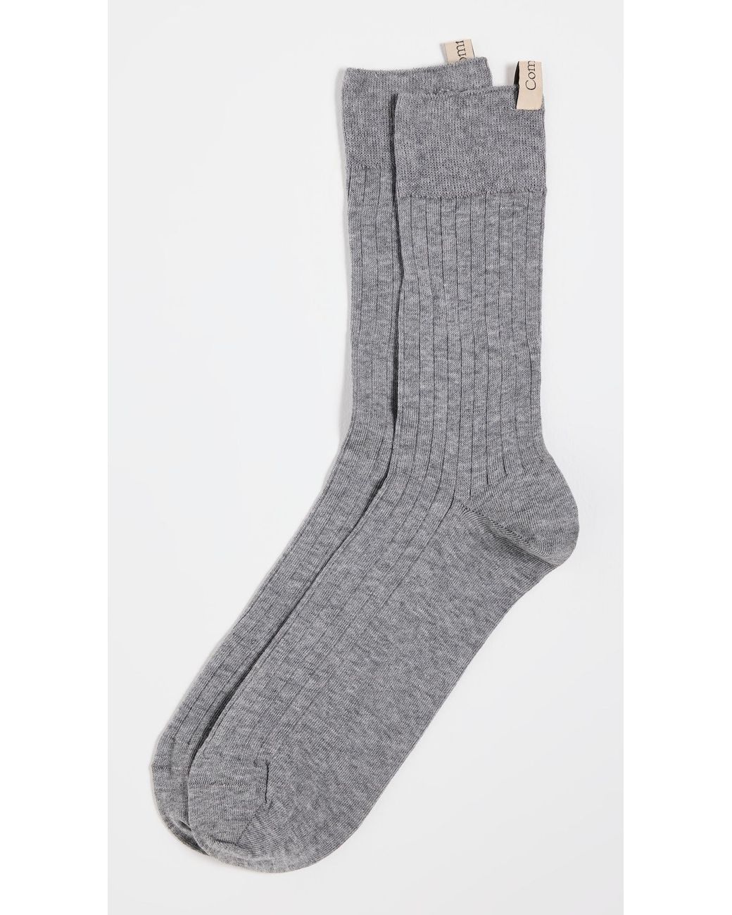 Comme Si Gray The Yves Socks