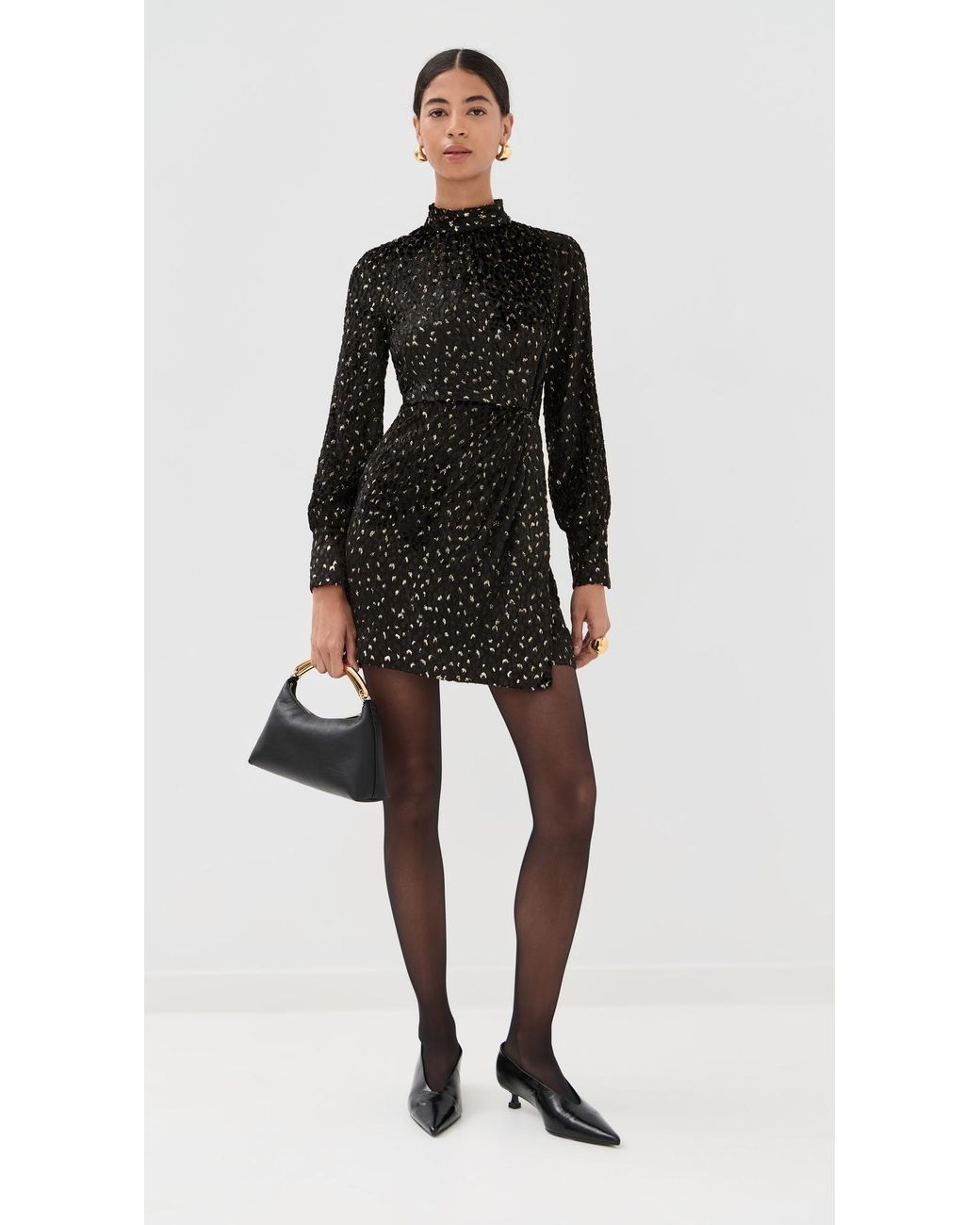 faux leather dress midi Long Sleeve Faux Leather Midi Shirt Dress