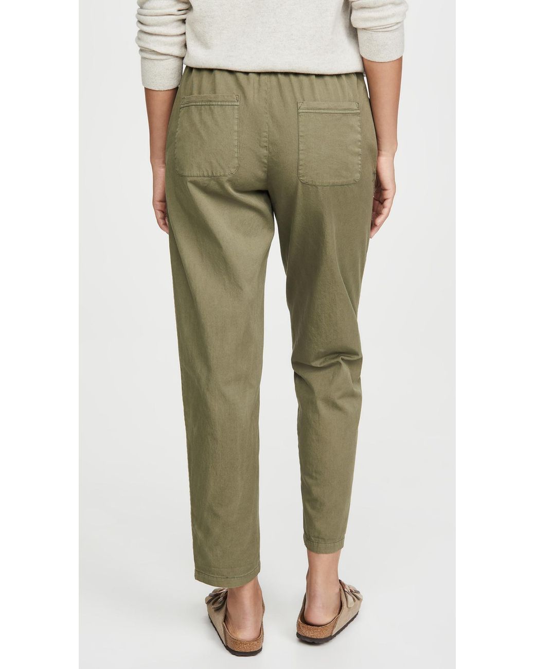 Velvet Cotton Misty Pants in Forest 