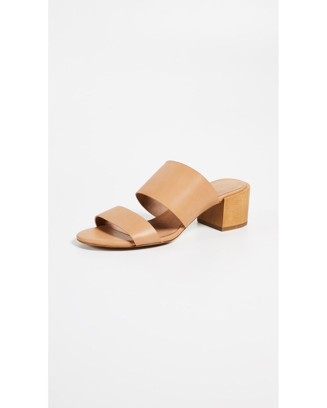 Madewell kiera block heel slide hot sale