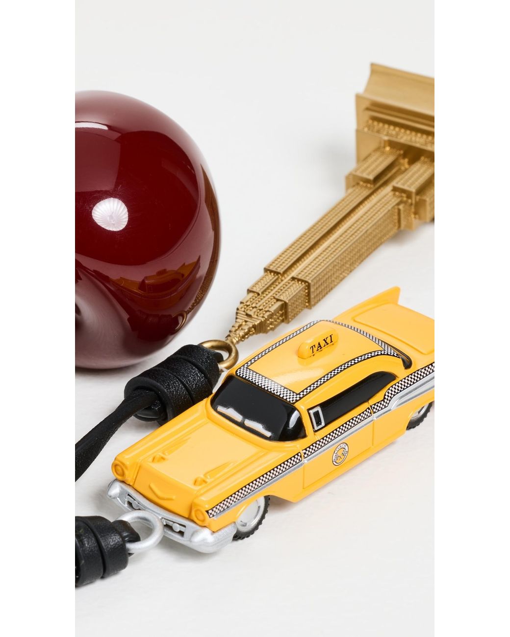 COACH Small New York Cluster Bag Charm Keychain | Lyst
