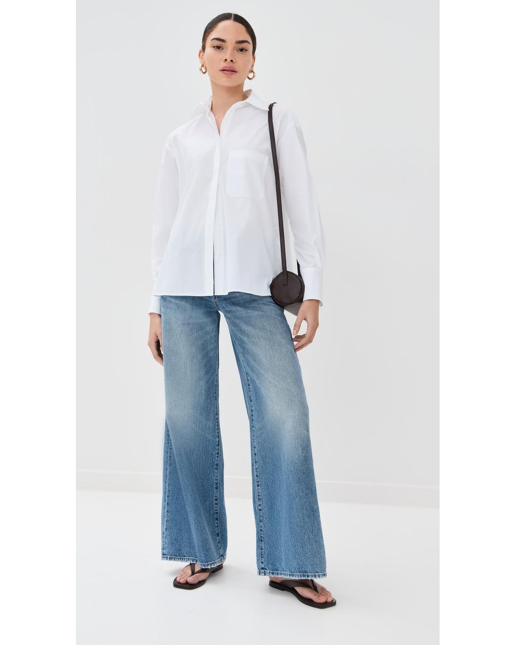 Twp White E. B. Button Down