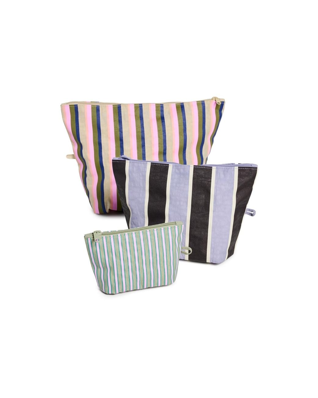 Baggu White Go Pouch Set
