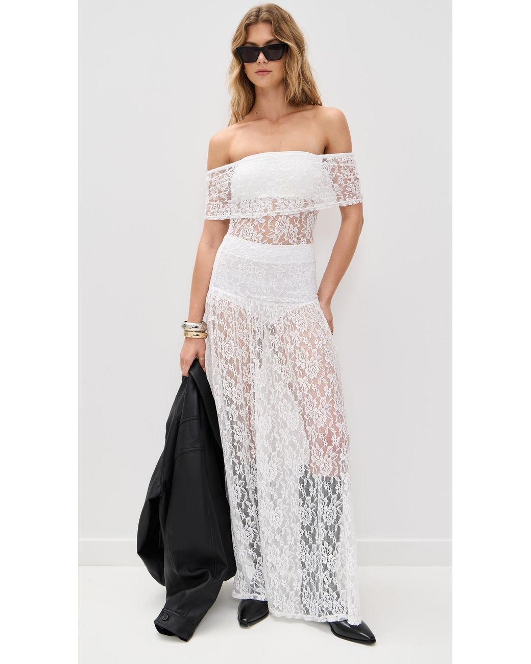Lioness Field Of Dreams Maxi Dress in White | Lyst
