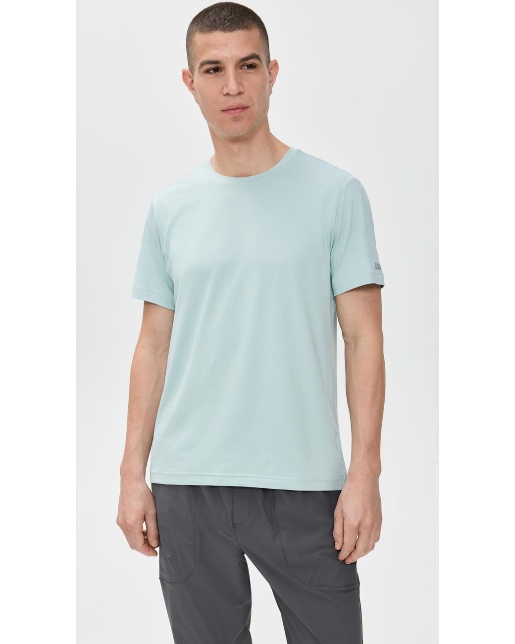Rhone Blue Backspin Tee for men