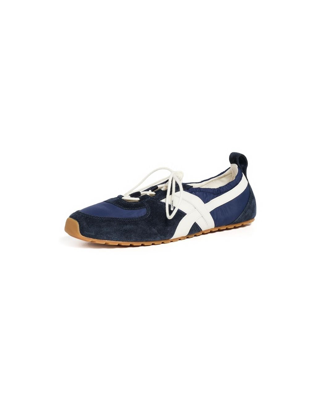 Tory Burch Blue Hank Ballet Sneaker