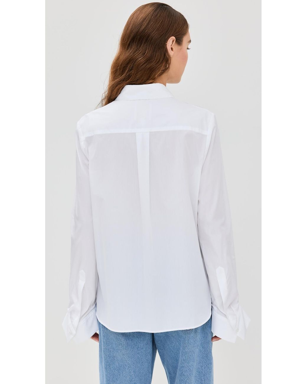 Twp White Boyfriend Shirt