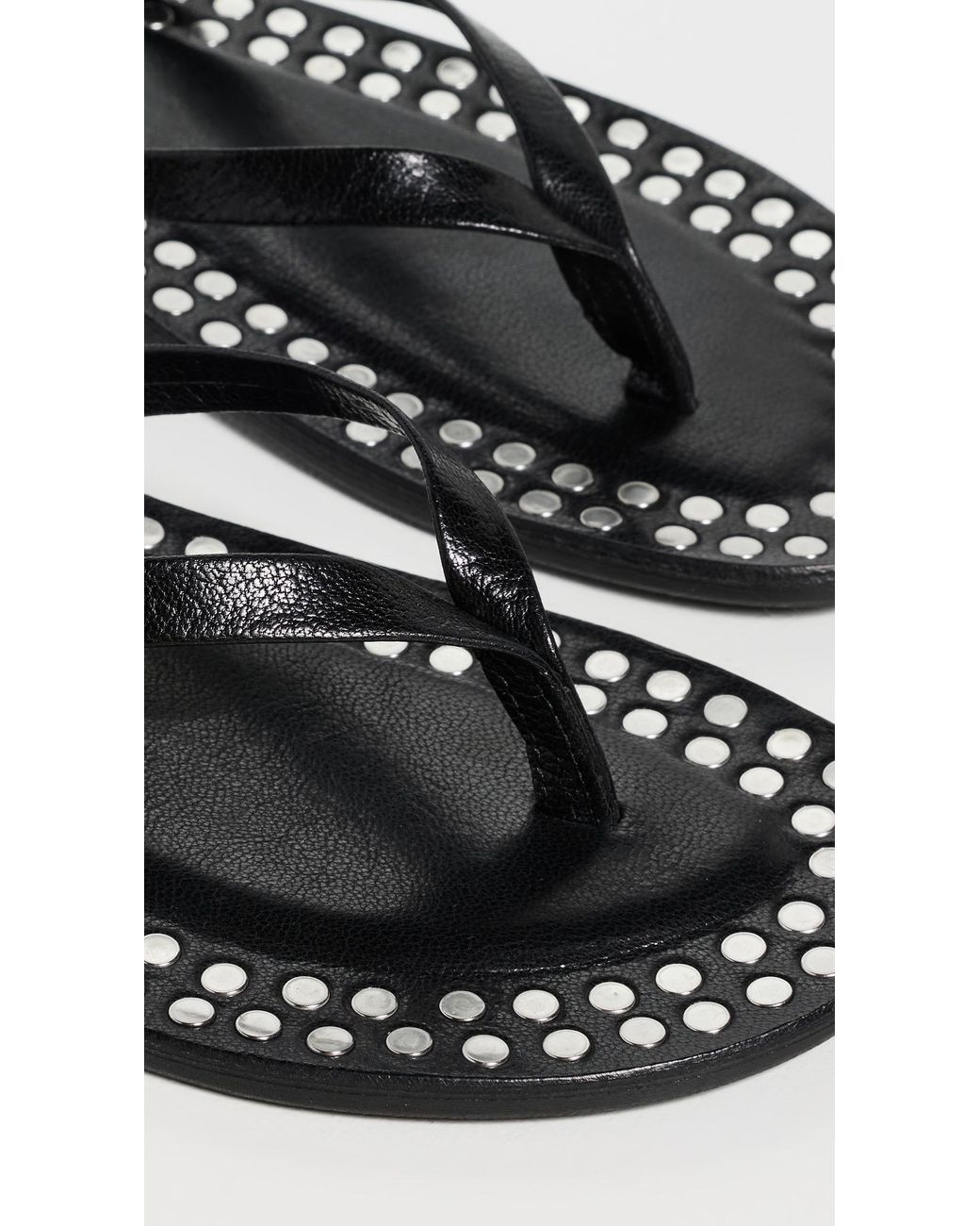 Jeffrey Campbell Black Katrina Flip Flops