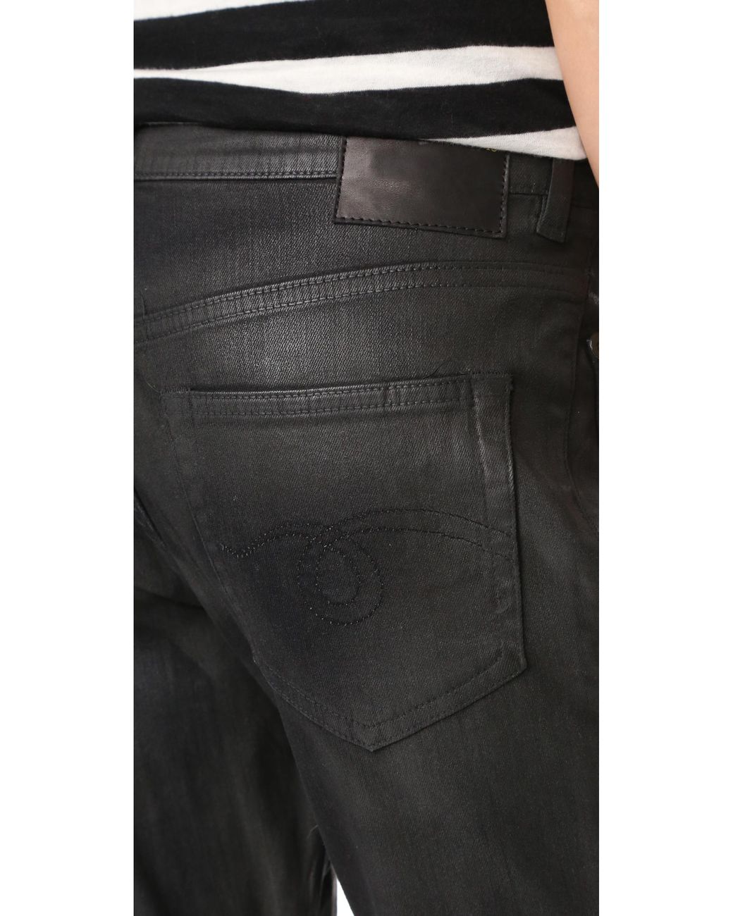 Hvert år deltager Lærd R13 X Over Waxed Jeans in Black | Lyst Canada
