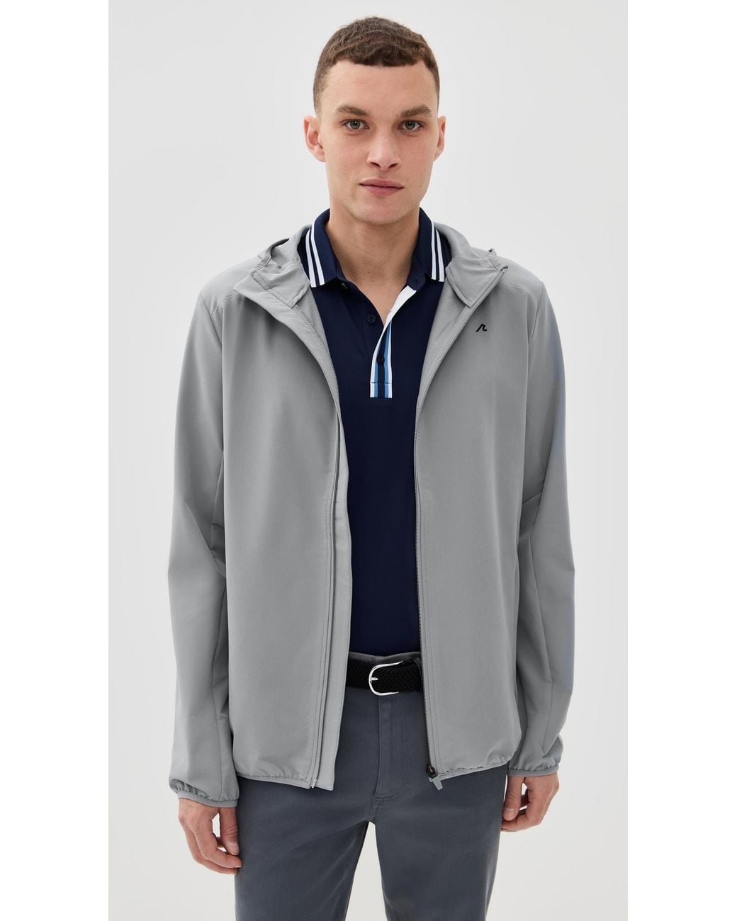 Redvanly Gray Dewitt Jacket for men