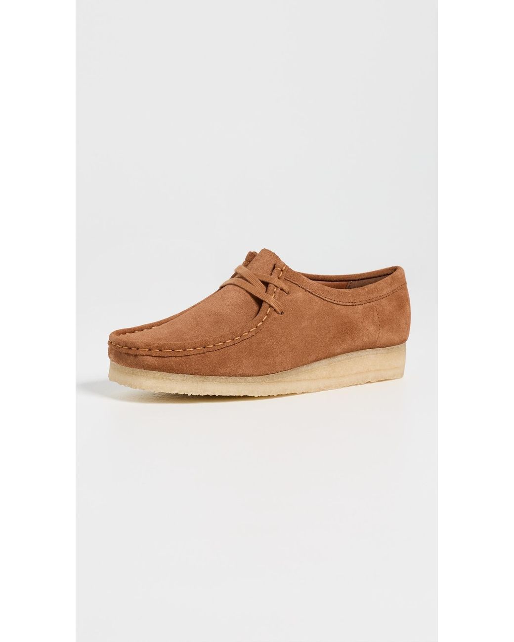 Clarks White Wallabee Flats