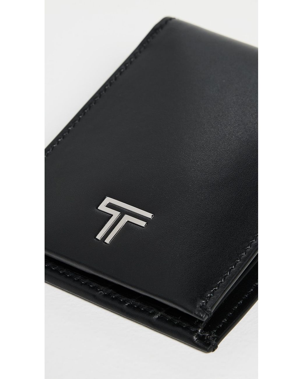 Tumi Black Double Billfold Wallet for men