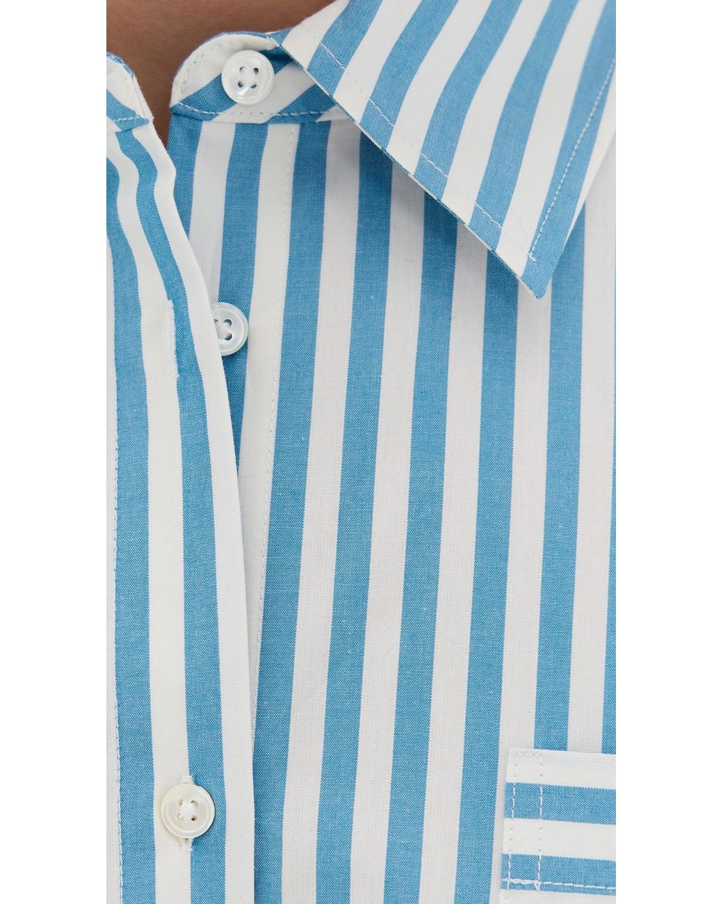 Solid & Striped Blue The Avril Button Down