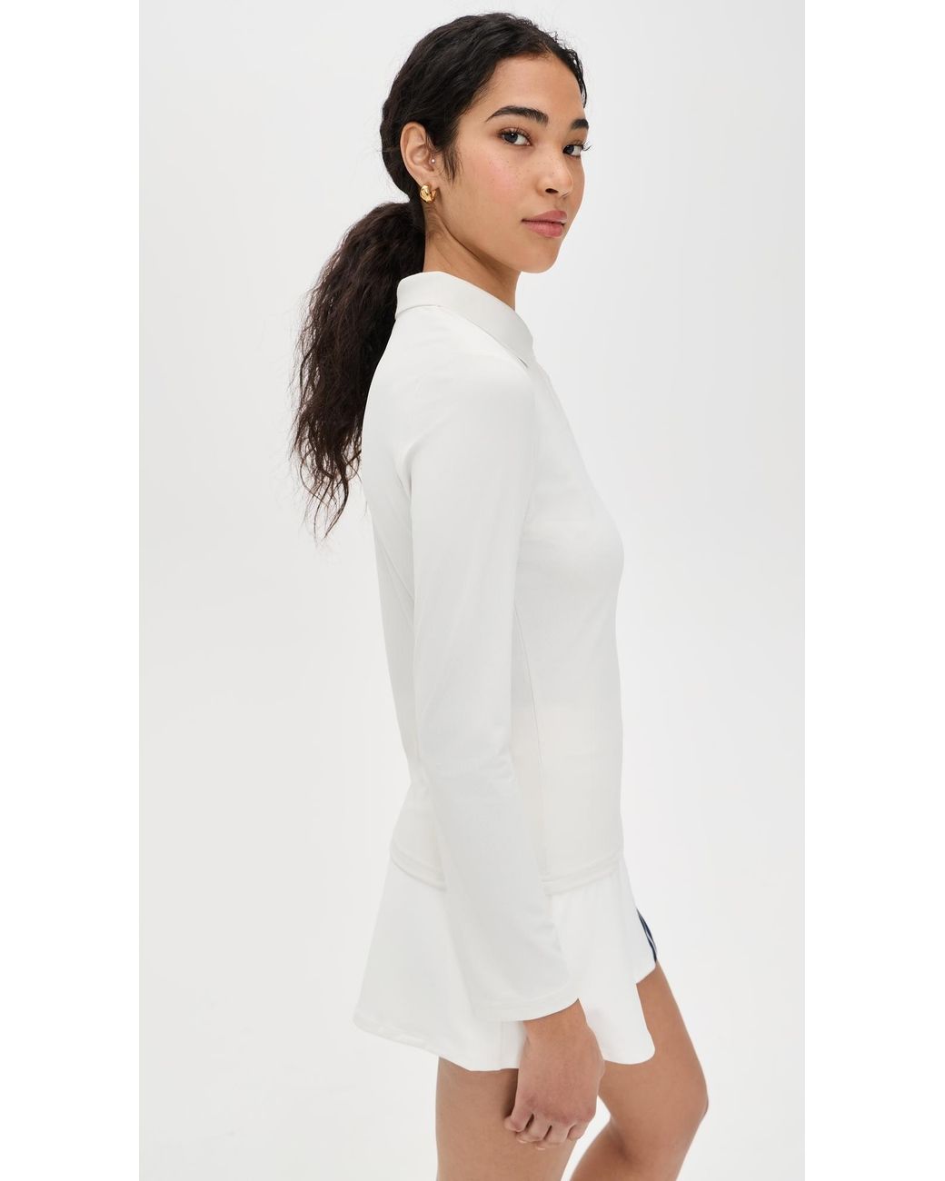 Malbon White Venus Polo