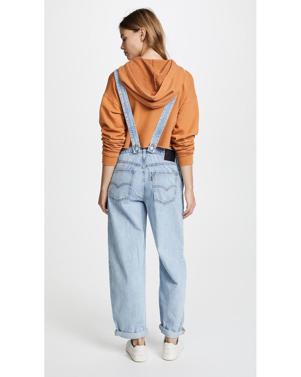 Levi's Baggy Overalls in Blue | Lyst