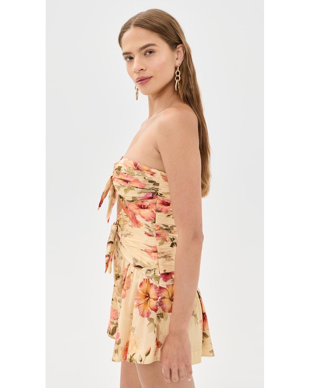 Zimmermann Orange Mahon Romper