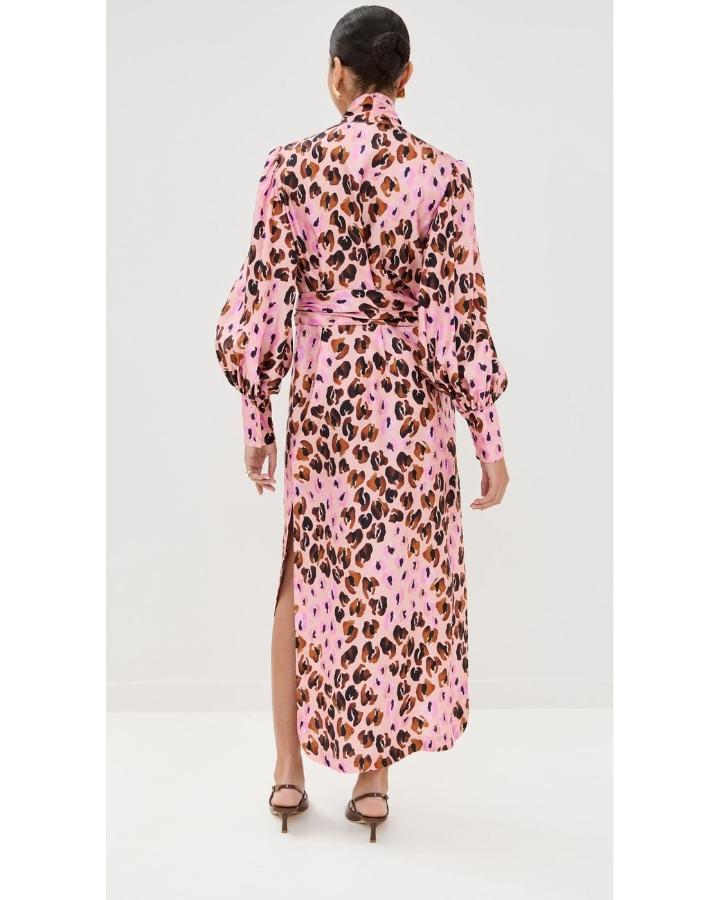 Borgo De Nor Dakota Dress Leo in Red | Lyst