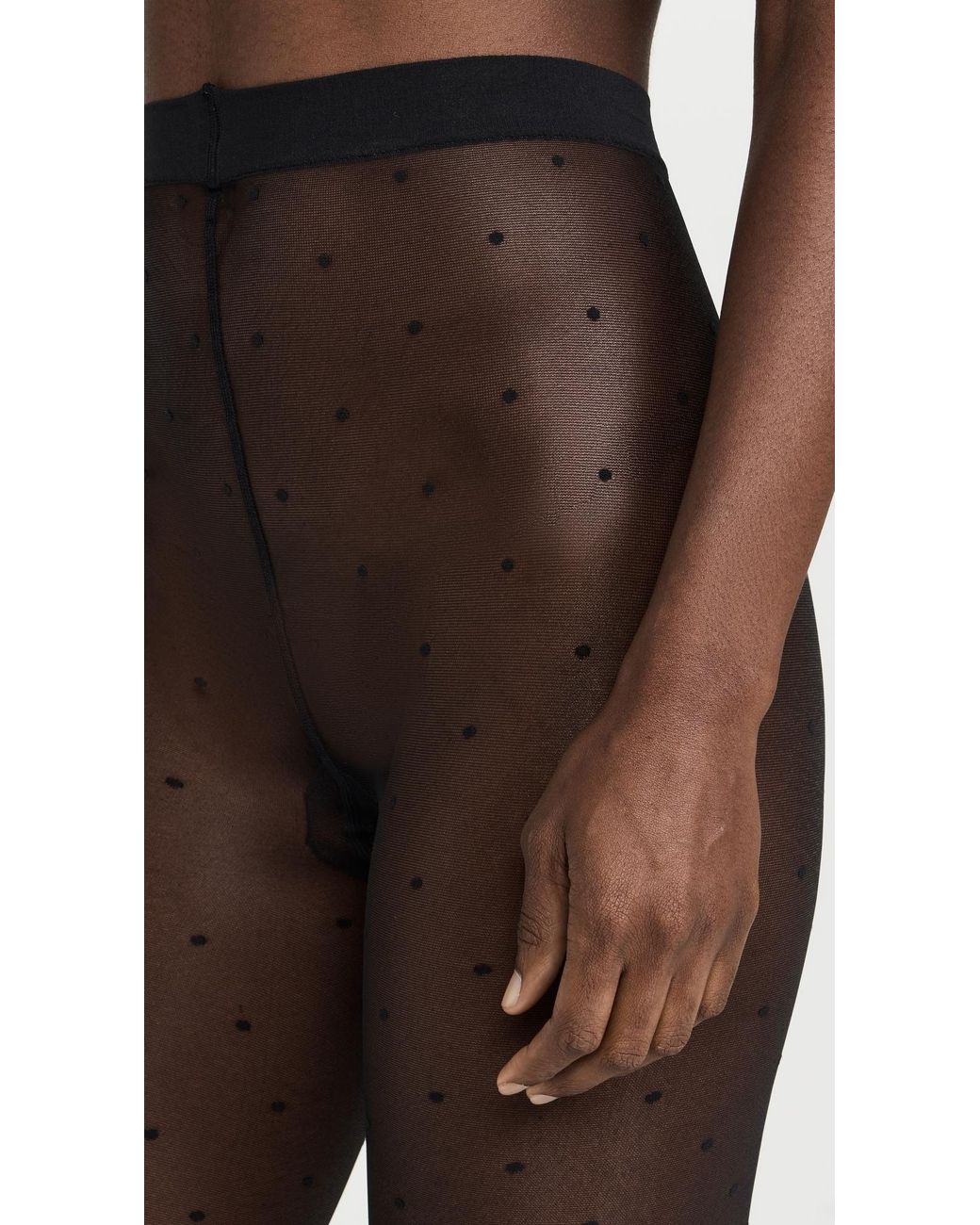 Falke Black Dot Tights