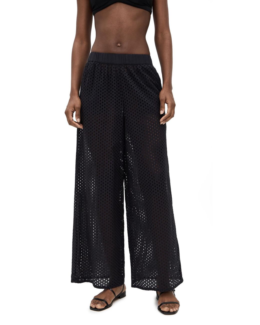 Solid & Striped Black The Delaney Pants