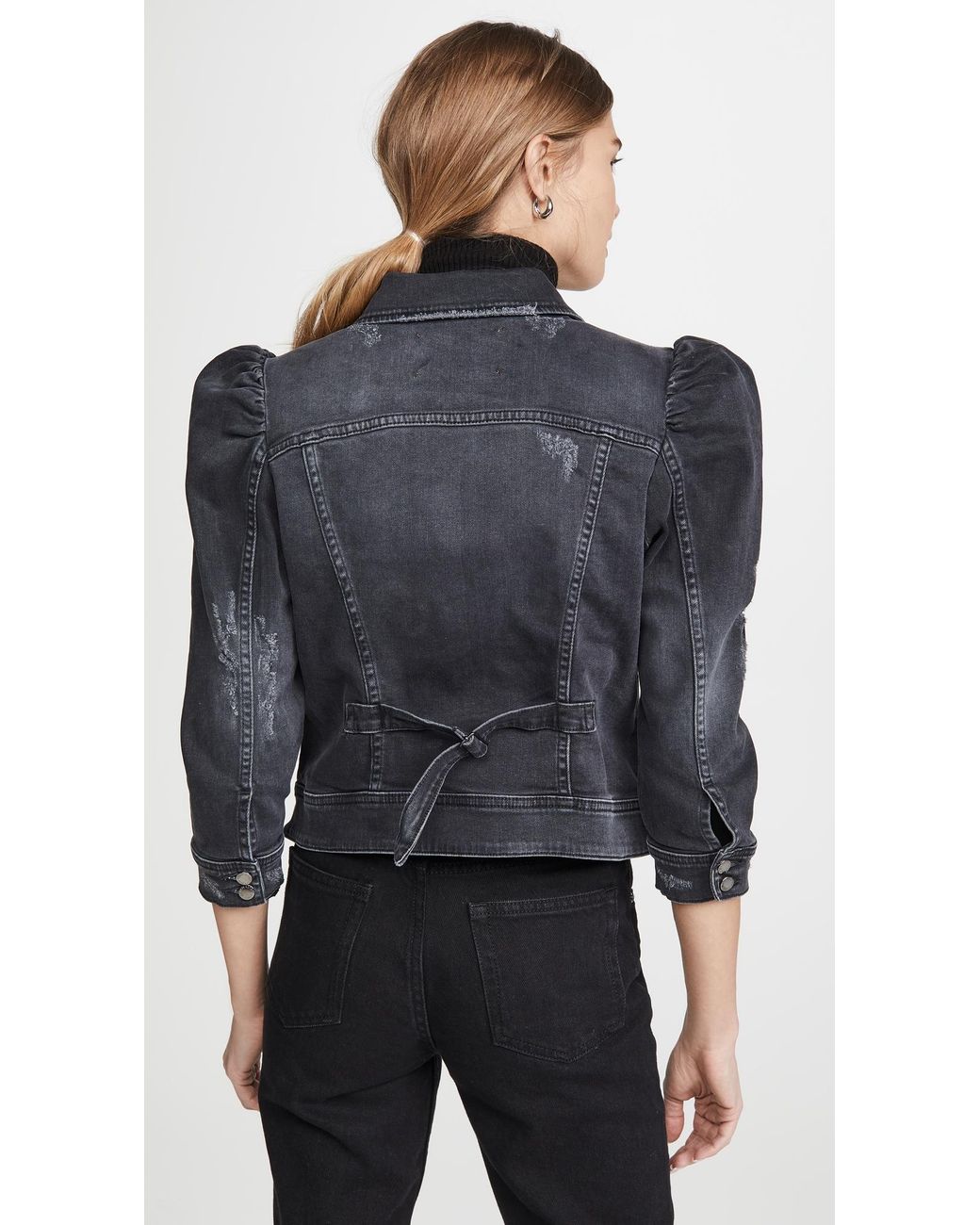 retroféte Black Ada Denim Jacket